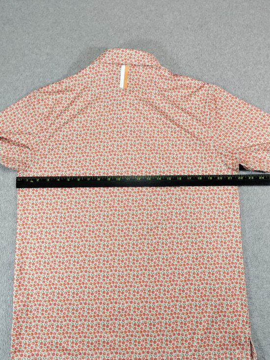 Rhoback Mens Medium The Absolute Peach Performance Golf Polo Shirt - Picture 6 of 7
